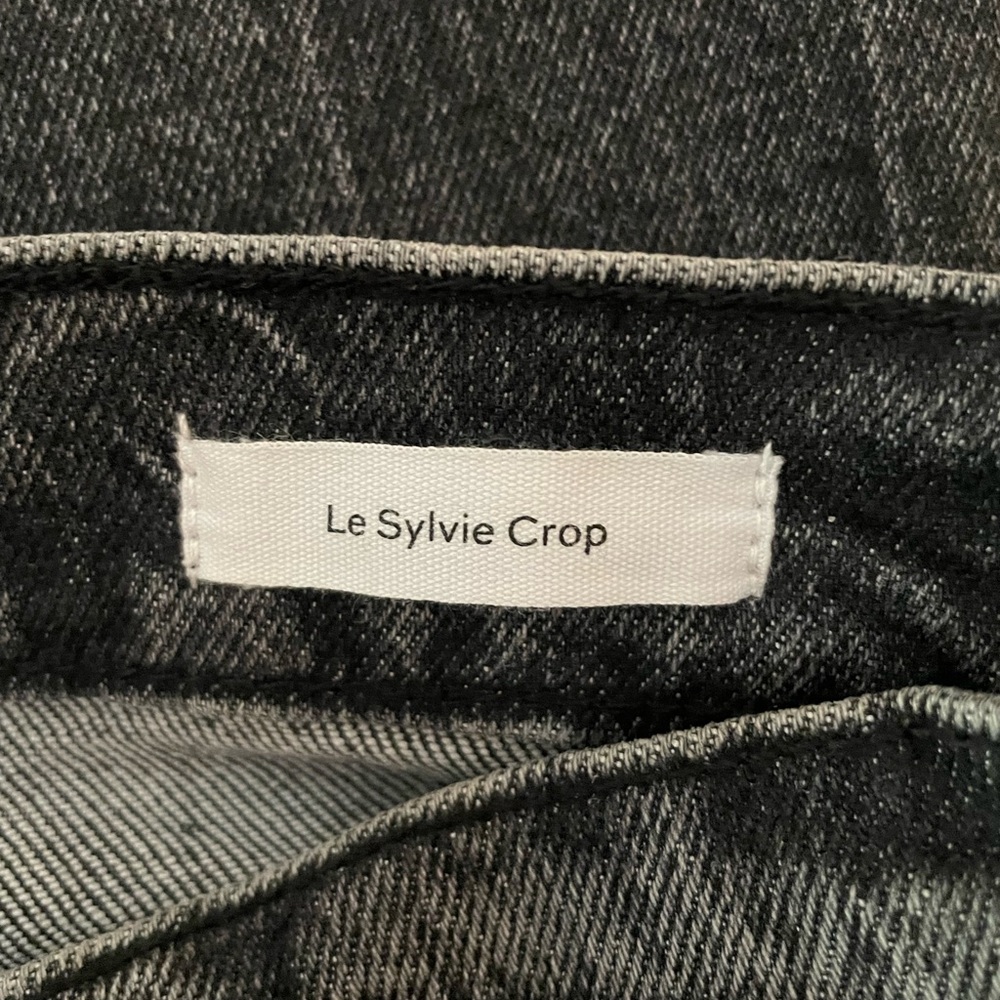 Le Sylvie Crop Straight Leg Denim - Picture 4 of 7